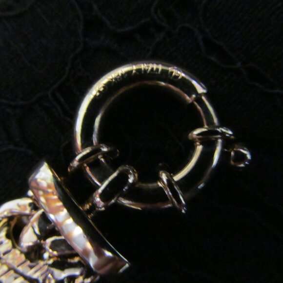 MODA AL MASSIMO 18K yellow Gold over Bronze Arezzo Byzantine 18" Necklace JTV - Picture 14 of 16